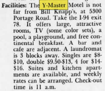 Airport Inn (Y-Master Motel) - Sept 1969 Article (newer photo)